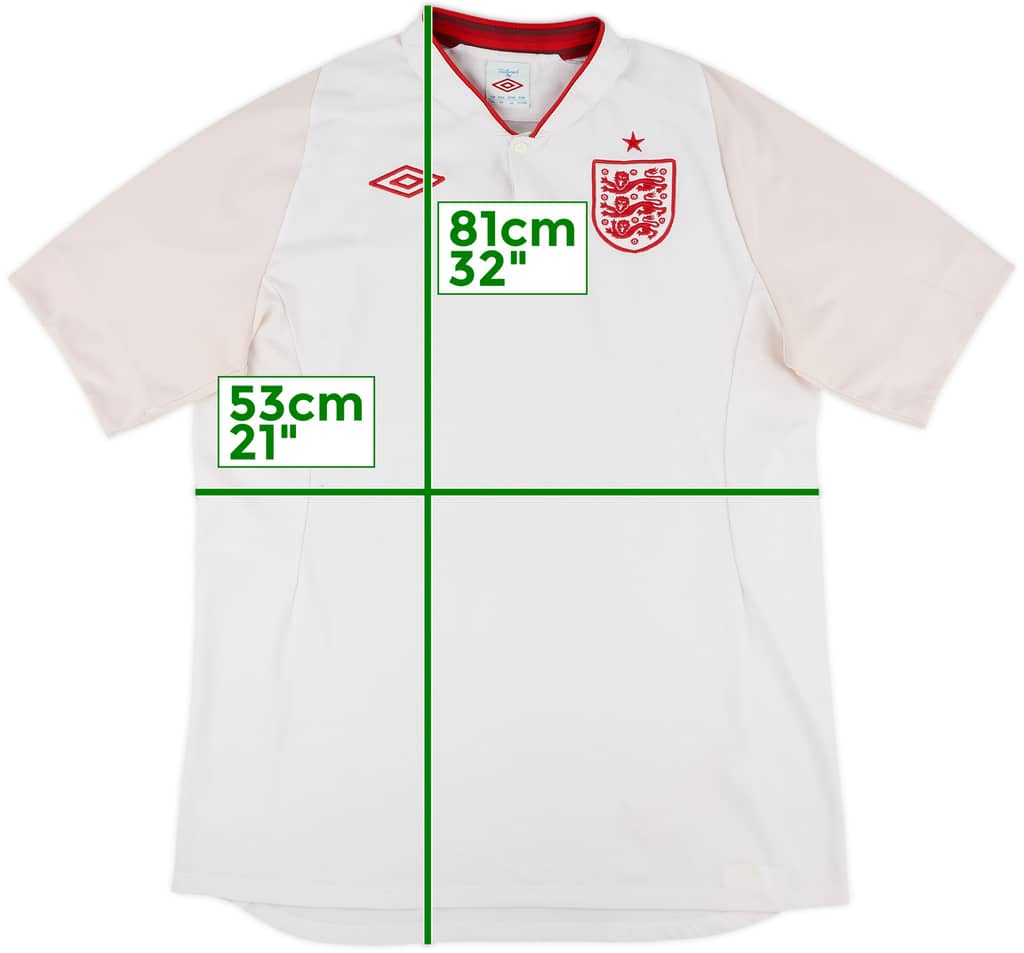 2012-13 England Home Shirt - 4/10 - (L)