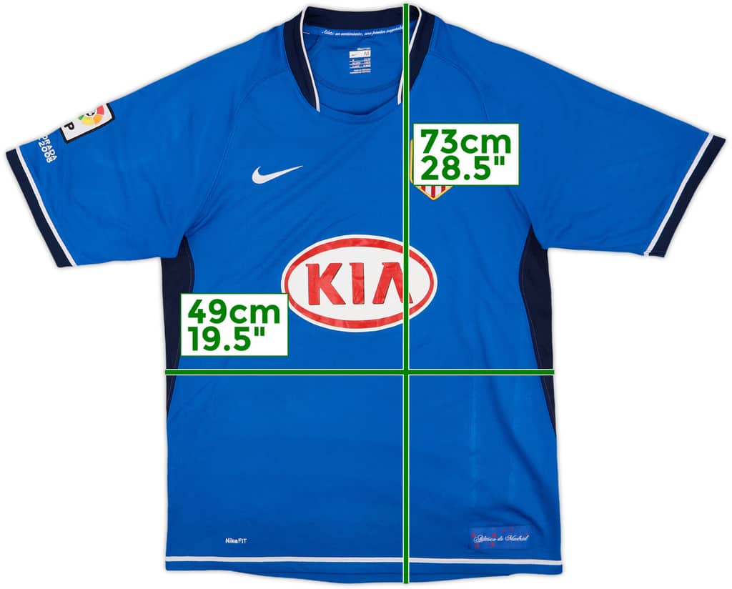 2007-08 Atletico Madrid Away Shirt - 6/10 - (M)