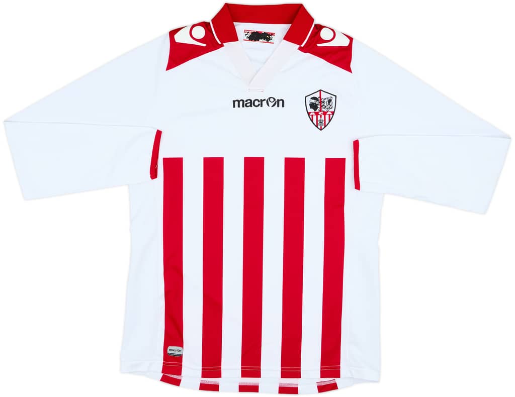 2014-15 Ajaccio Home L/S Shirt - 8/10 - (S)