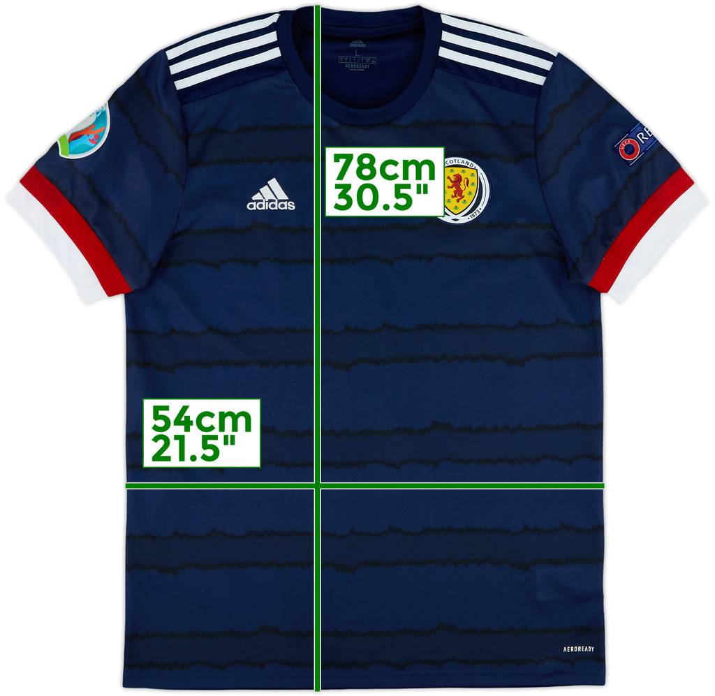 2020-22 Scotland Home Shirt - 9/10 - (L)