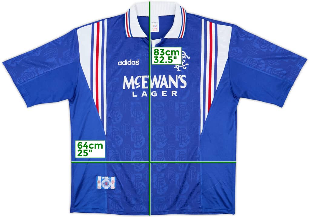 1996-97 Rangers Home Shirt - 9/10 - (XXL)
