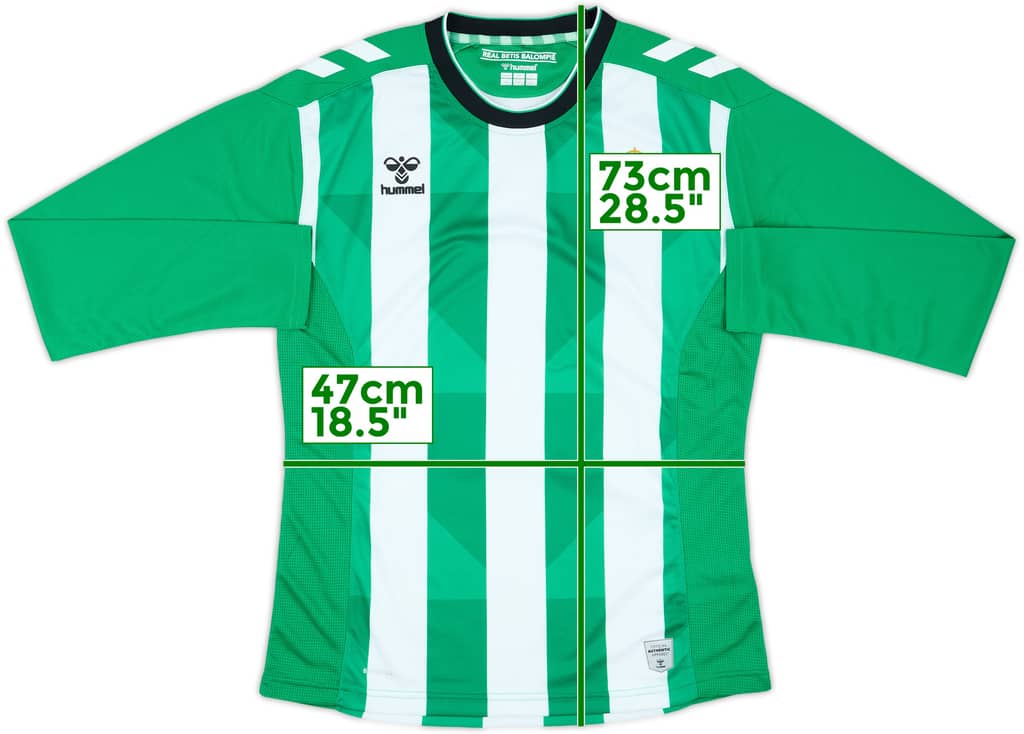 2022-23 Real Betis Home L/S Shirt - 10/10 - (M)