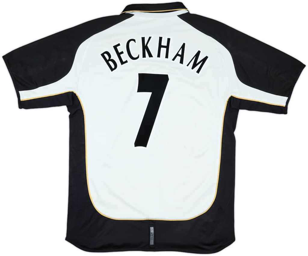 2001-02 Manchester United Centenary Away/Third Shirt Beckham #7 - 6/10 - (L)