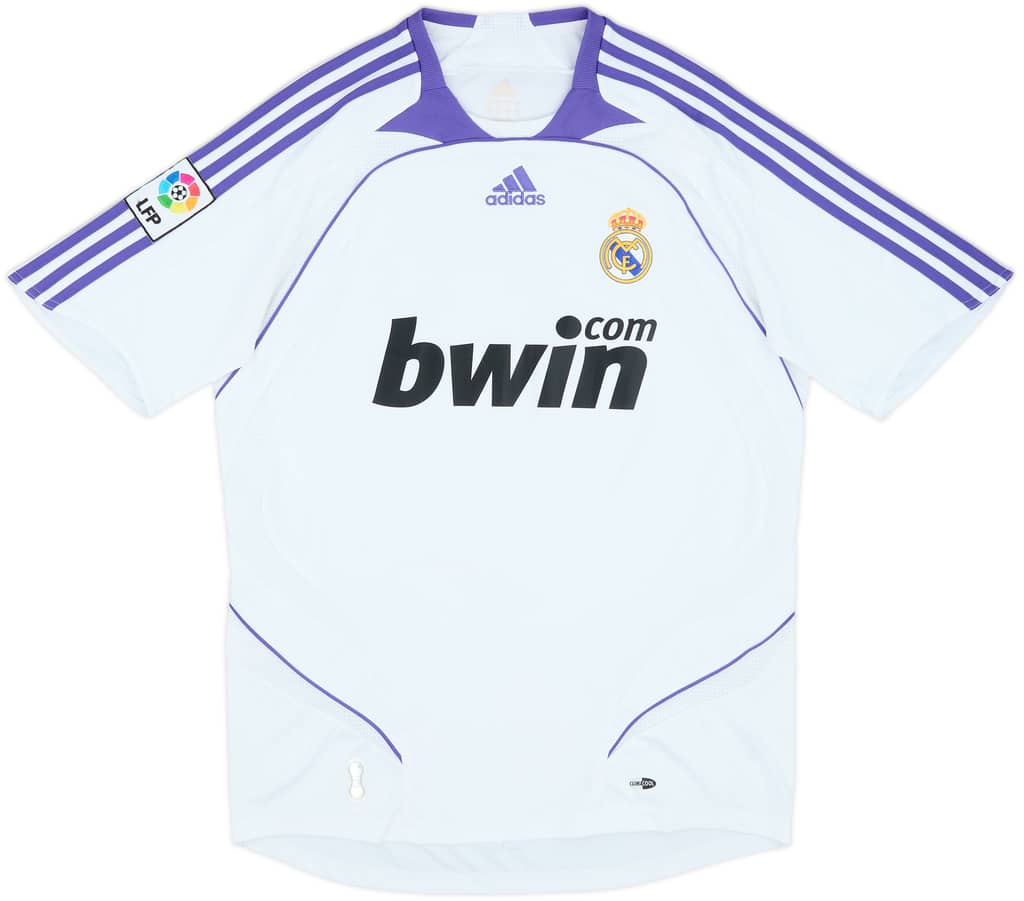 2007-08 Real Madrid Home Shirt - 8/10 - (M)