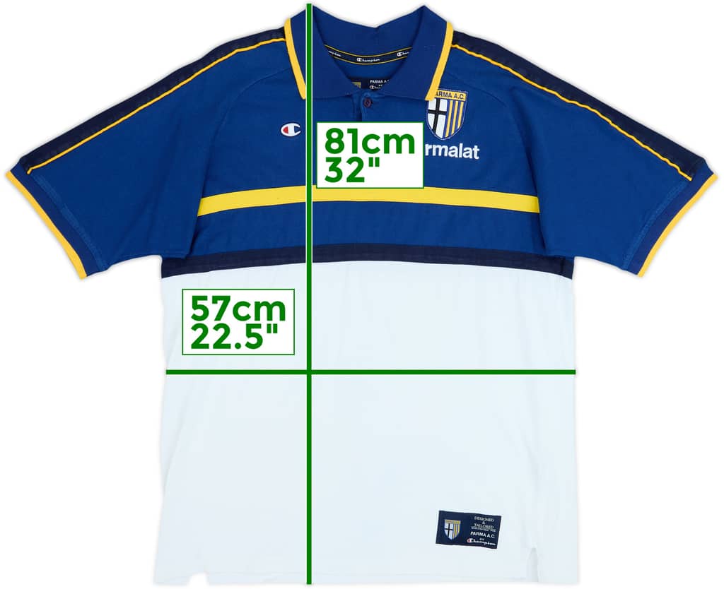 2000-01 Parma Champion Polo Shirt - 8/10 - (XL)