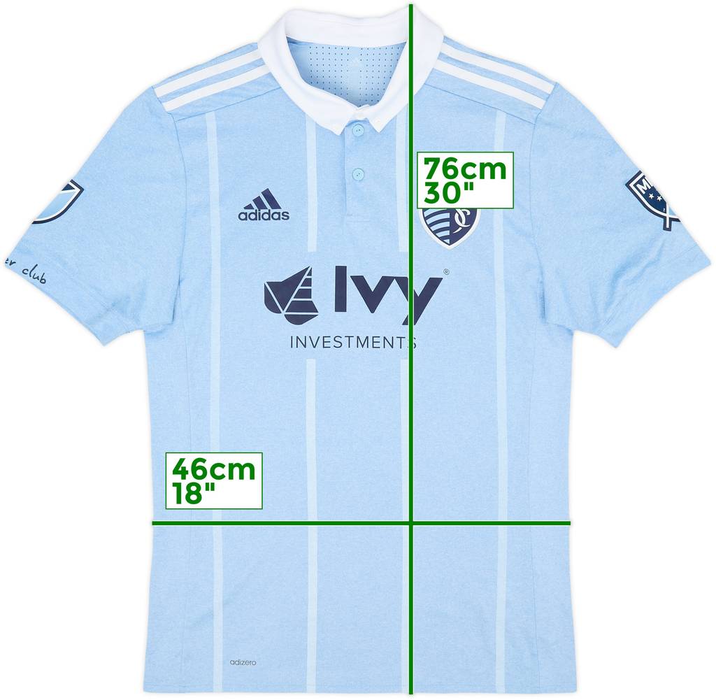 2016 Sporting Kansas City Authentic Home Shirt - 10/10 - (M)