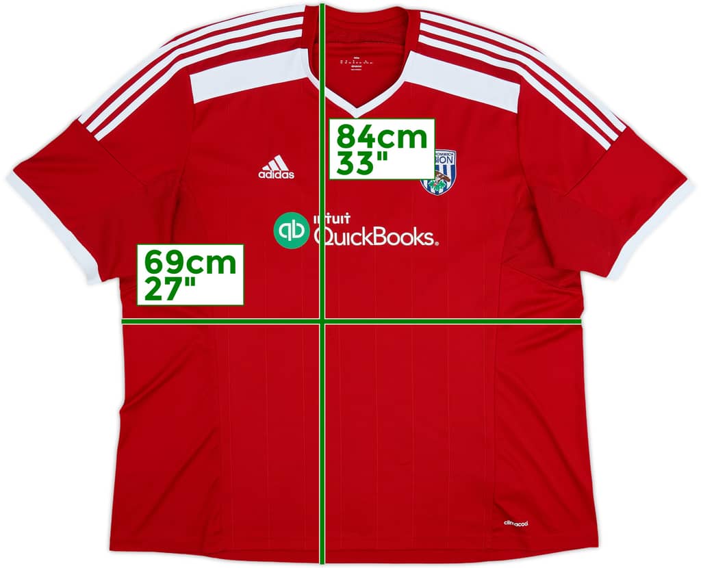 2014-15 West Brom Away Shirt - 6/10 - (3XL)