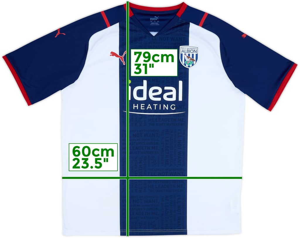 2021-22 West Brom Home Shirt - 10/10 - (XXL)