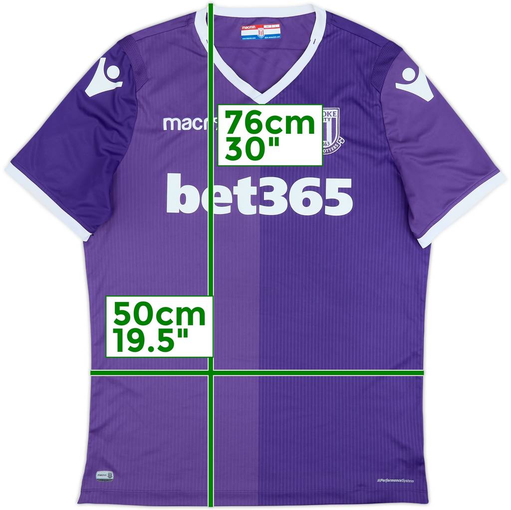 2018-19 Stoke City Away Shirt - 8/10 - (L)