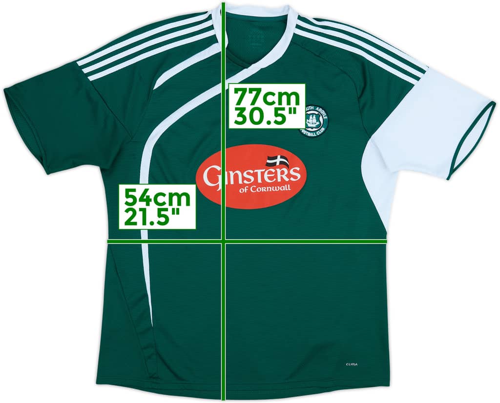 2009-10 Plymouth Home Shirt - 7/10 - (XL)