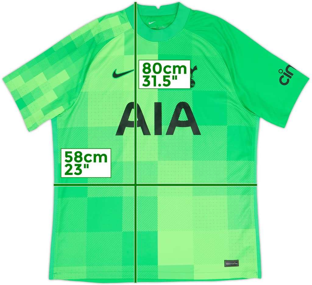 2021-22 Tottenham GK S/S Shirt - 10/10 - (XL)