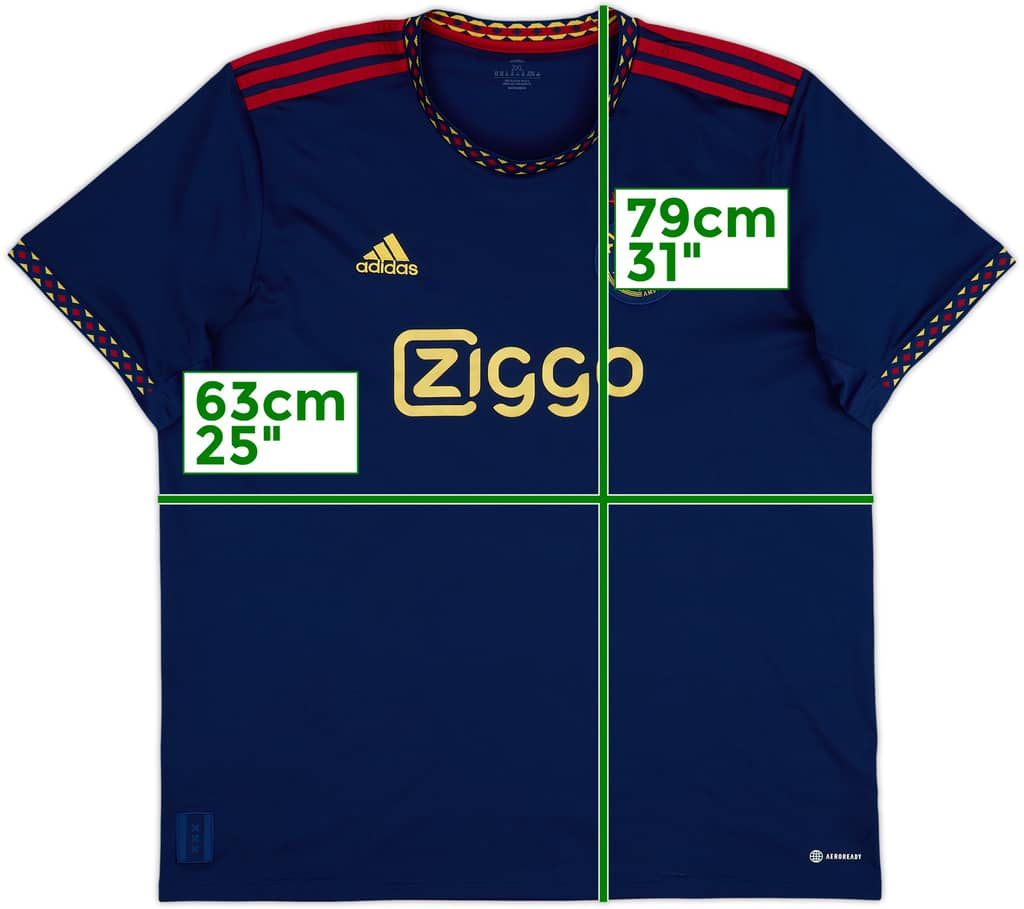 2022-23 Ajax Away Shirt - 10/10 - (XXL)
