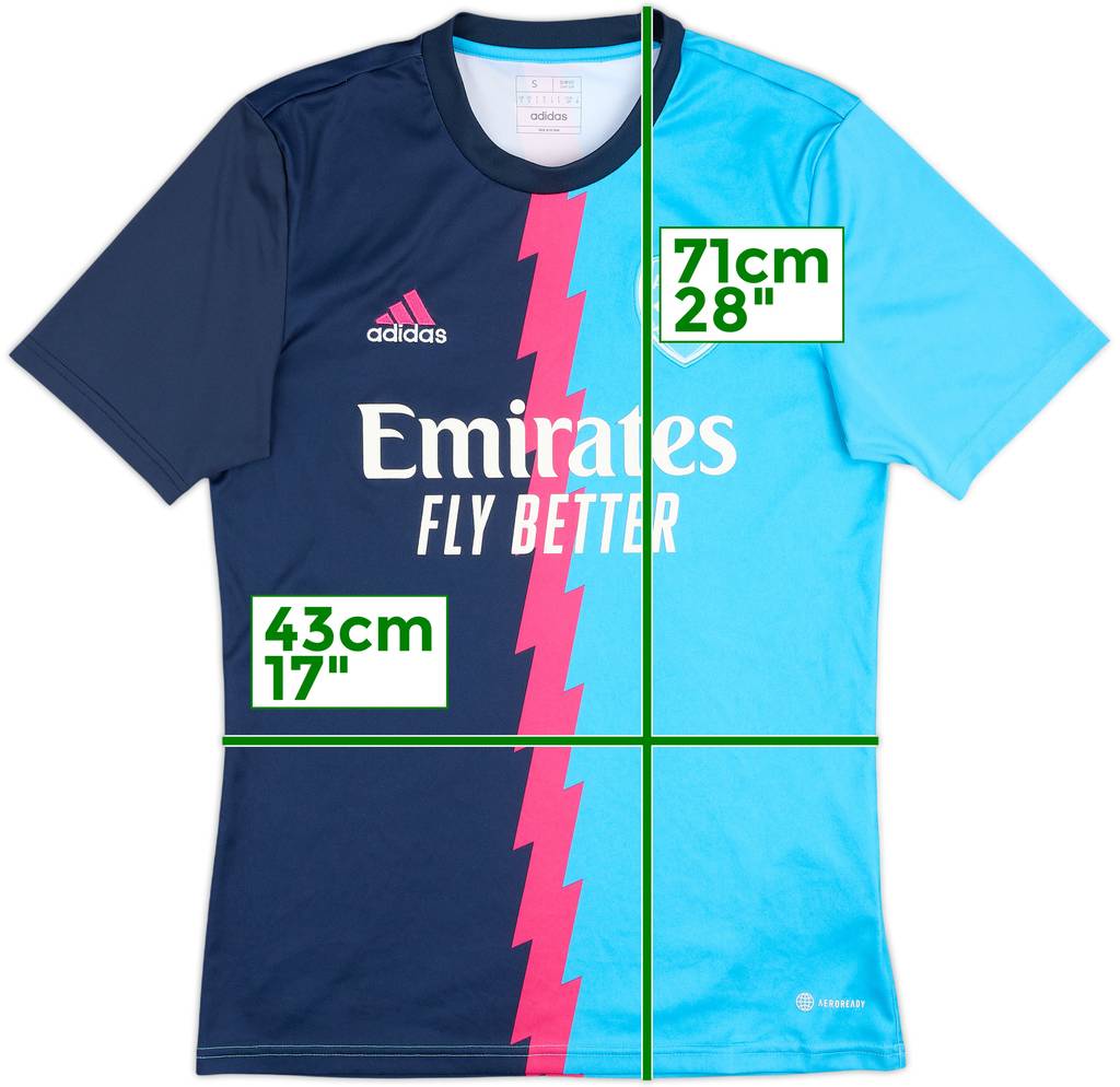 2022-23 Arsenal adidas Training Shirt - 7/10 - (S)