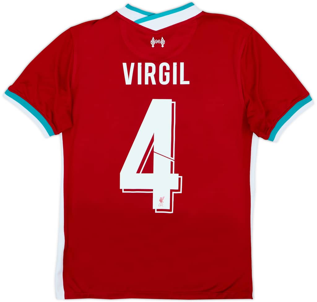 2020-21 Liverpool Home Shirt Virgil #4