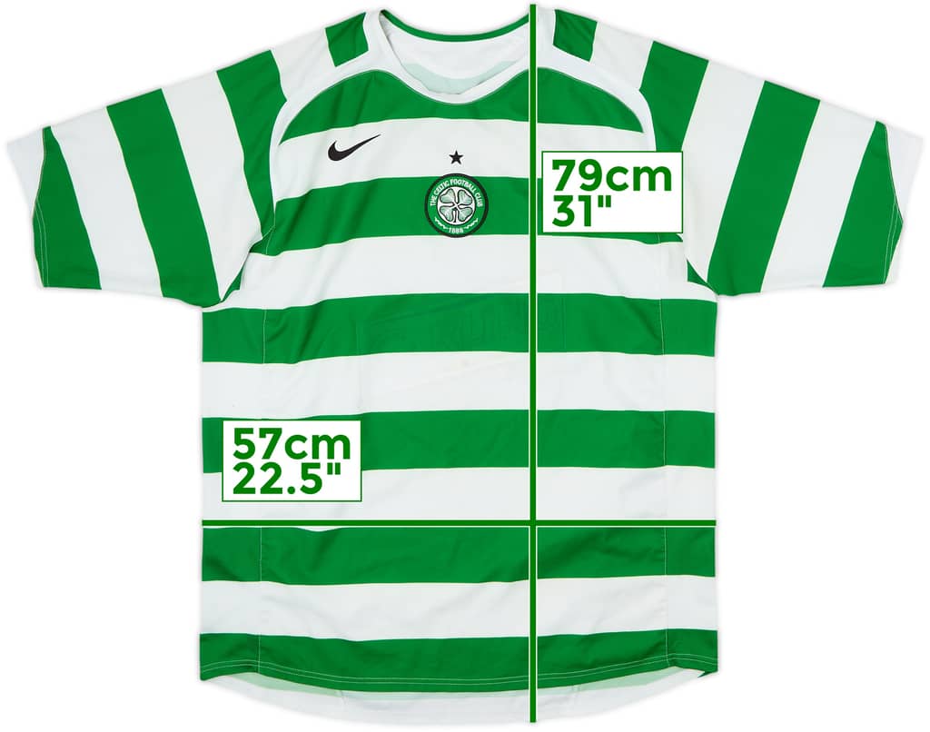 2005-07 Celtic Home Shirt - 4/10 - (L)