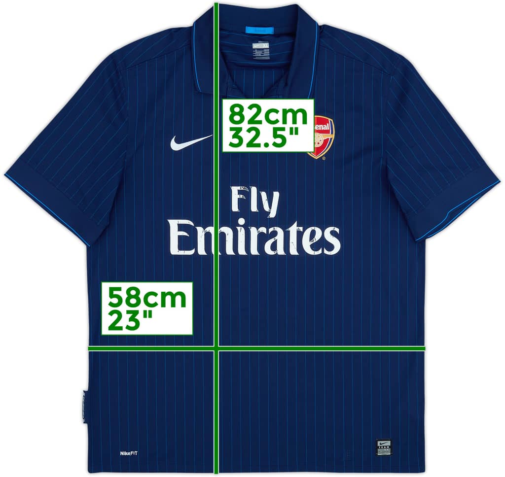 2009-10 Arsenal Away Shirt - 5/10 - (XL)