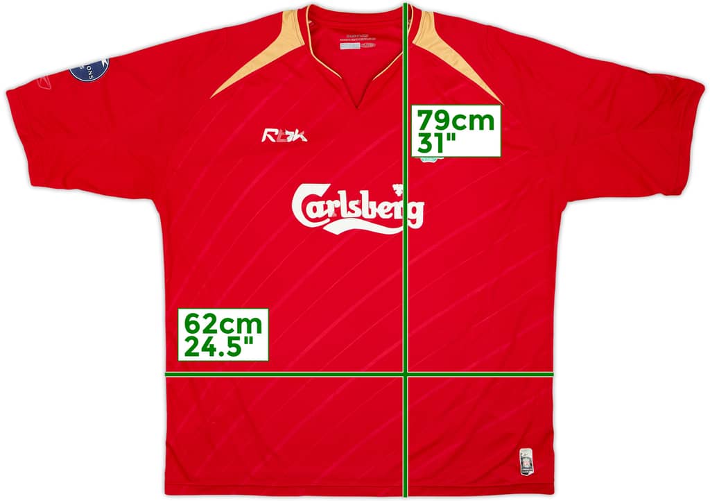 2005-06 Liverpool CL Home Shirt - 3/10 - (XXL)