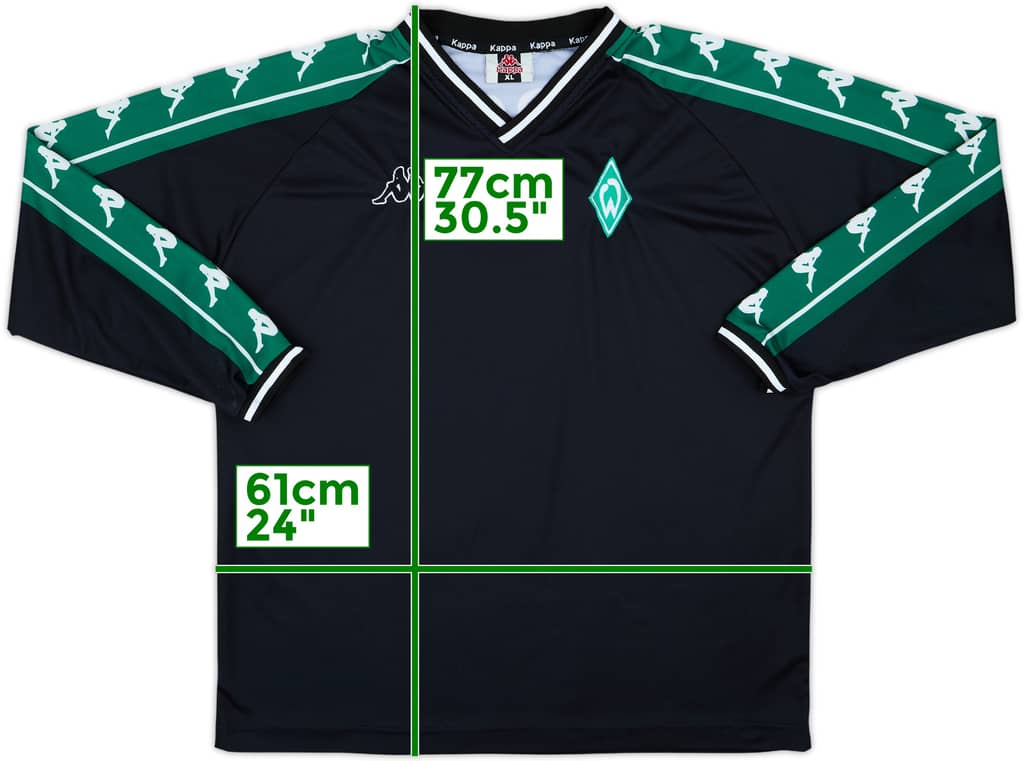 2004-05 Werder Bremen Kappa Training L/S Shirt - 8/10 - (XL)