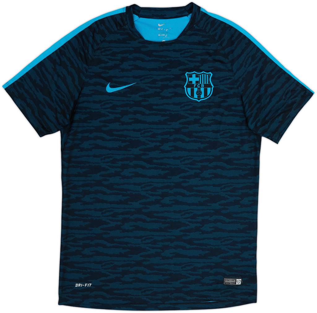 2015-16 Barcelona Nike Training Shirt - 9/10 - (M)