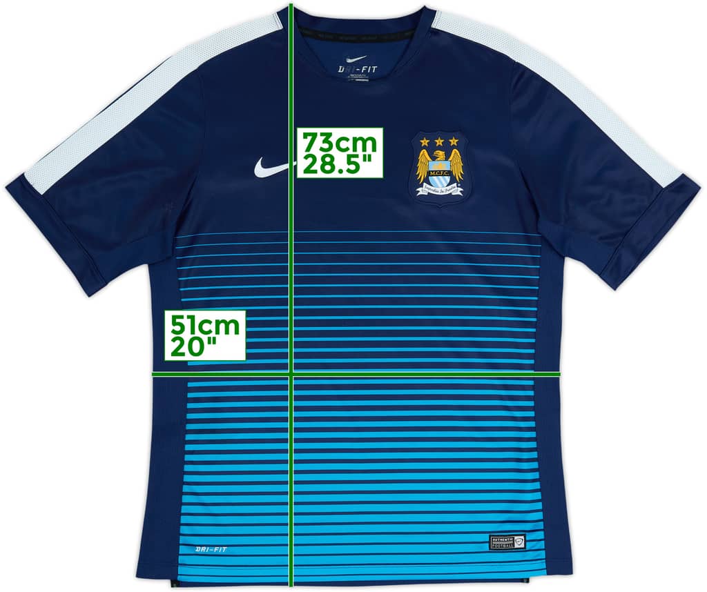 2014-15 Manchester City Nike Training Shirt - 8/10 - (L)
