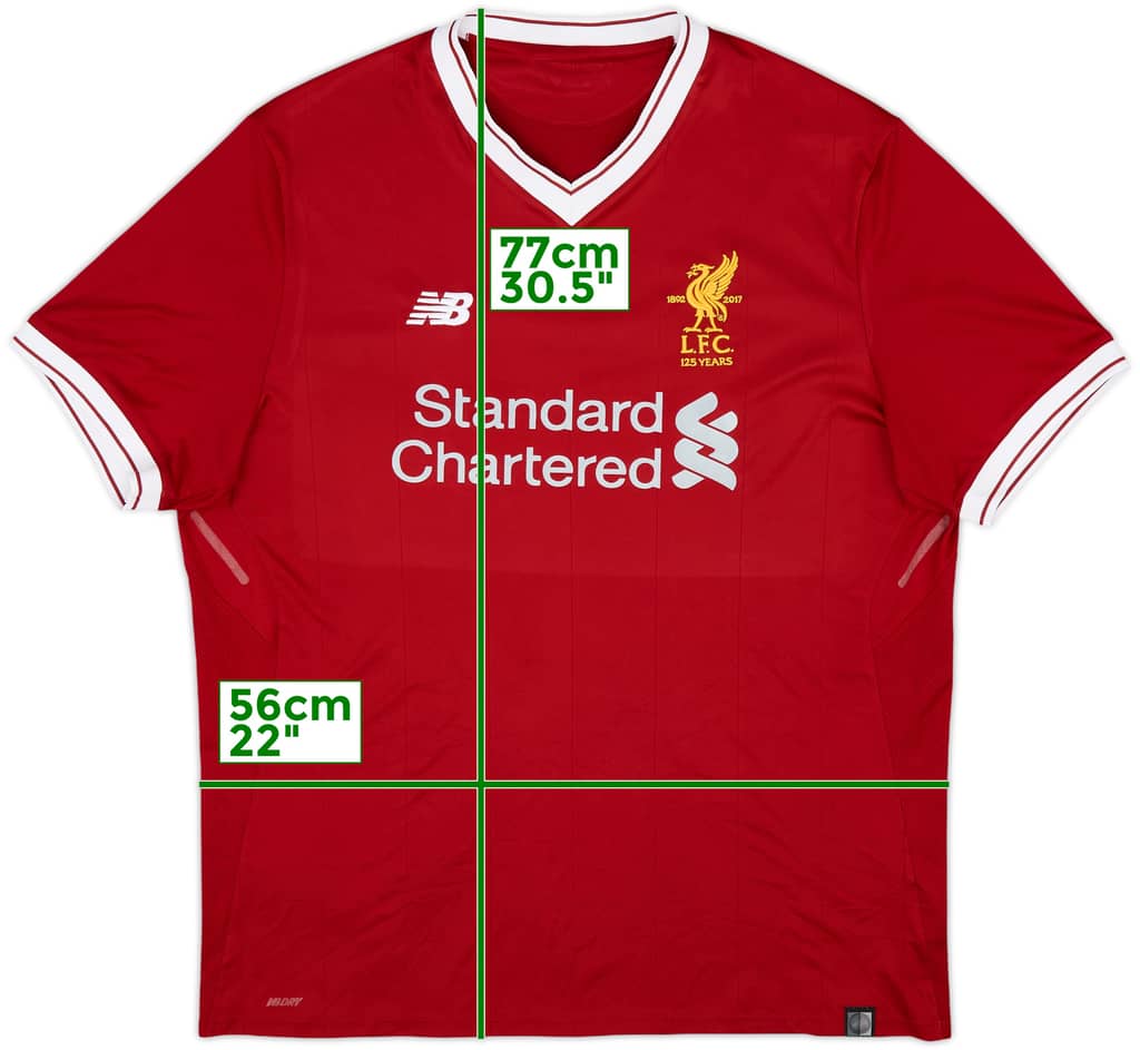 2017-18 Liverpool 125 Years Home Shirt - 5/10 - (XL)