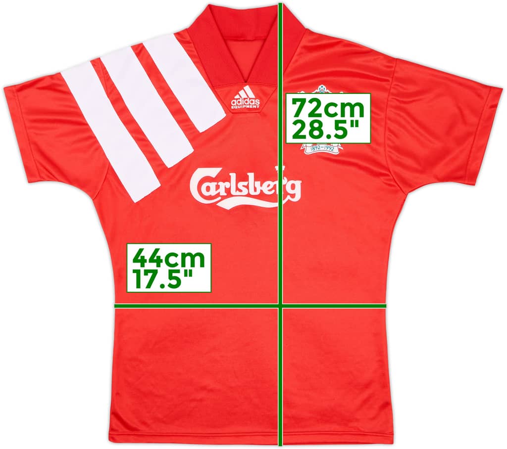 1992-93 Liverpool Centenary Home Shirt - 5/10 - (S)