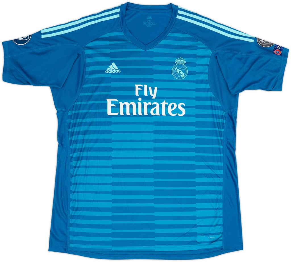 2018-19 Real Madrid GK S/S Shirt - 8/10 - (XXL)
