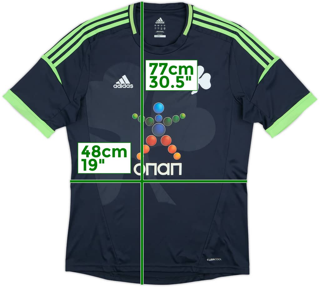 2012-13 Panathinaikos Away Shirt - 7/10 - (L)