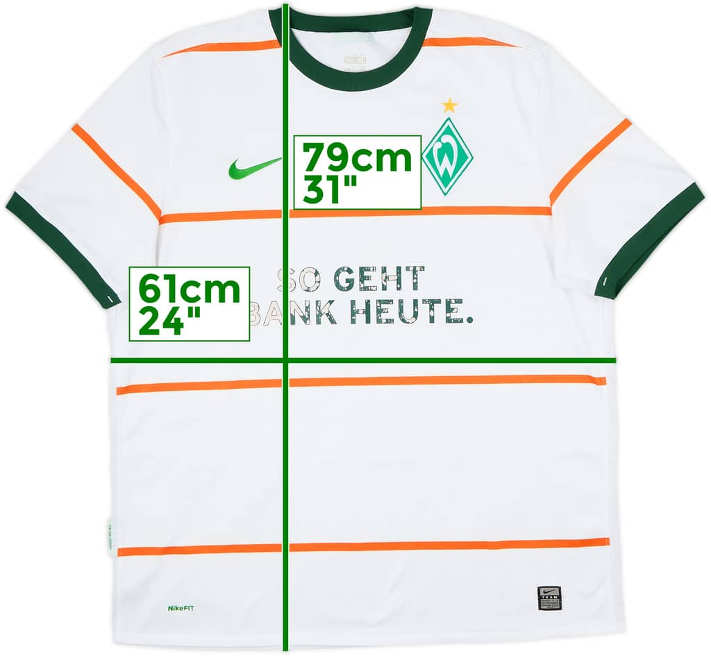 2009-10 Werder Bremen Away Shirt - 4/10 - (XL)