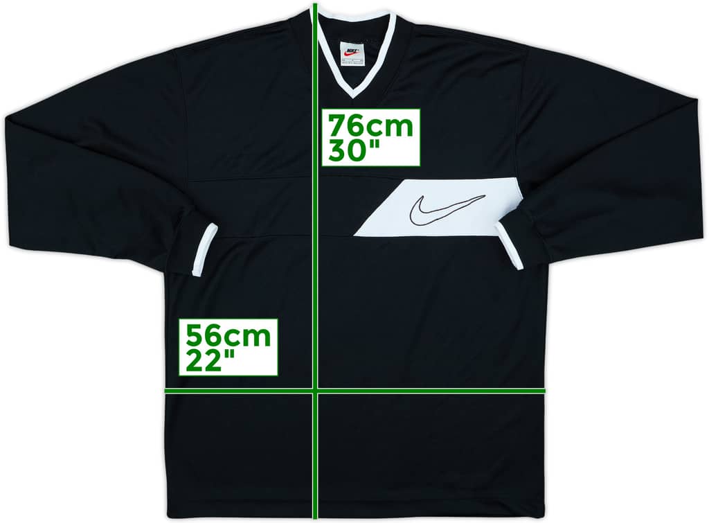 1990s Nike Template Training L/S Shirt - 10/10 - (M)