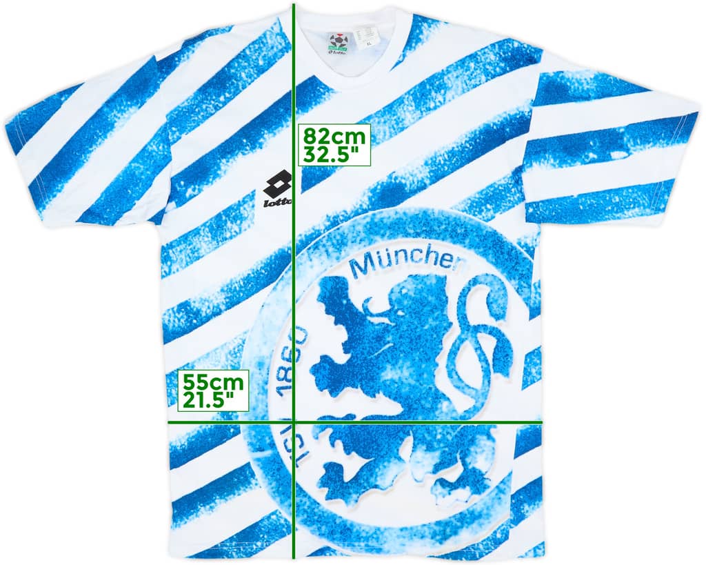 1994-95 1860 Munich Lotto Cotton Tee - 8/10 - (XL)