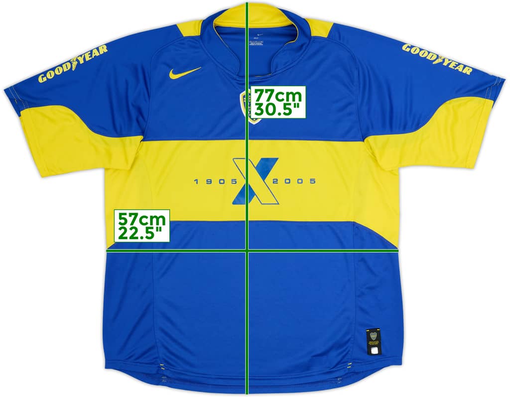 2005 Boca Juniors Home Shirt - 8/10 - (XL)