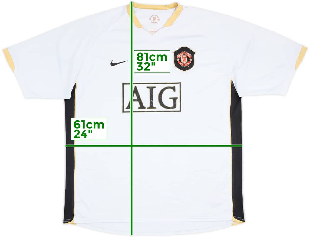 2006-08 Manchester United Away Shirt - 4/10 - (XXL)