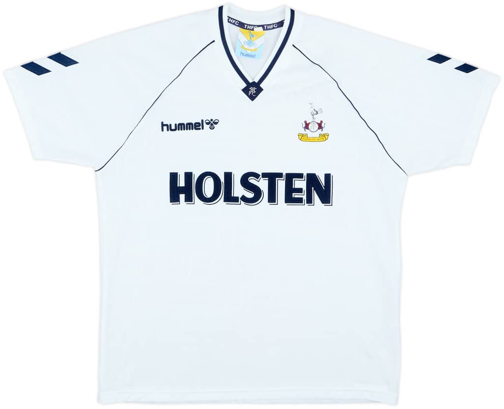 1989-91 Tottenham Home Shirt - 8/10 - (XL)