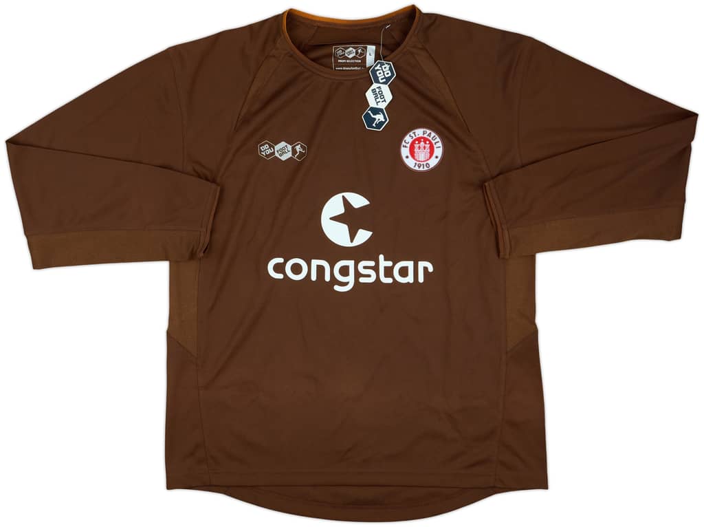 2007-08 St Pauli Home L/S Shirt (L)