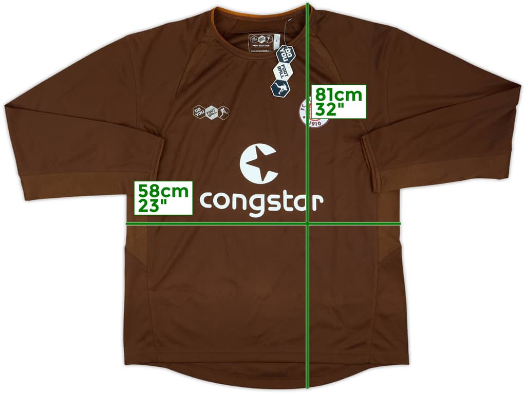 2007-08 St Pauli Home L/S Shirt (L)