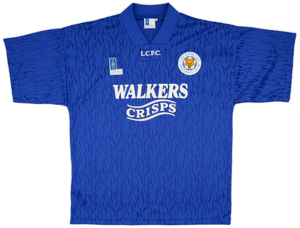 1992-94 Leicester Home Shirt - 8/10 - (L)