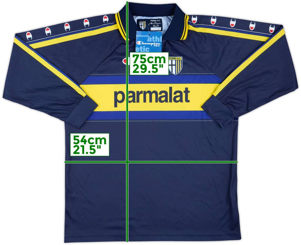 1999-00 Parma Basic Third L/S Shirt (XL.Boys)