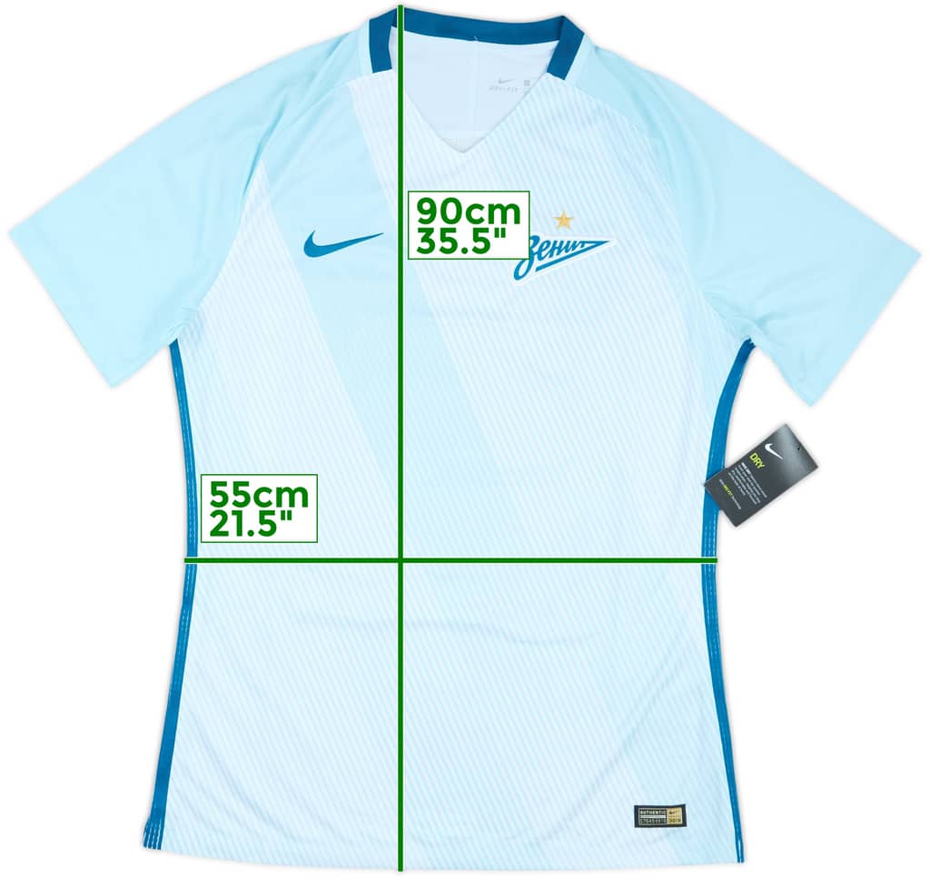 2016-17 Zenit St. Petersburg Authentic Away Shirt (L)