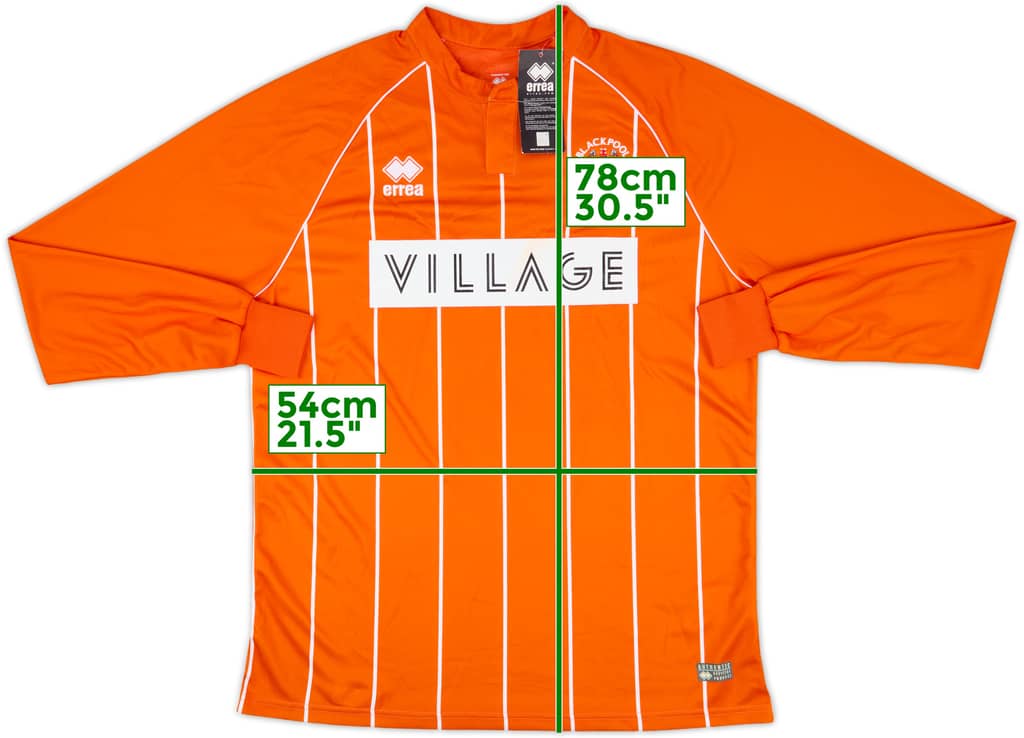 2015-16 Blackpool Home L/S Shirt (XXL)