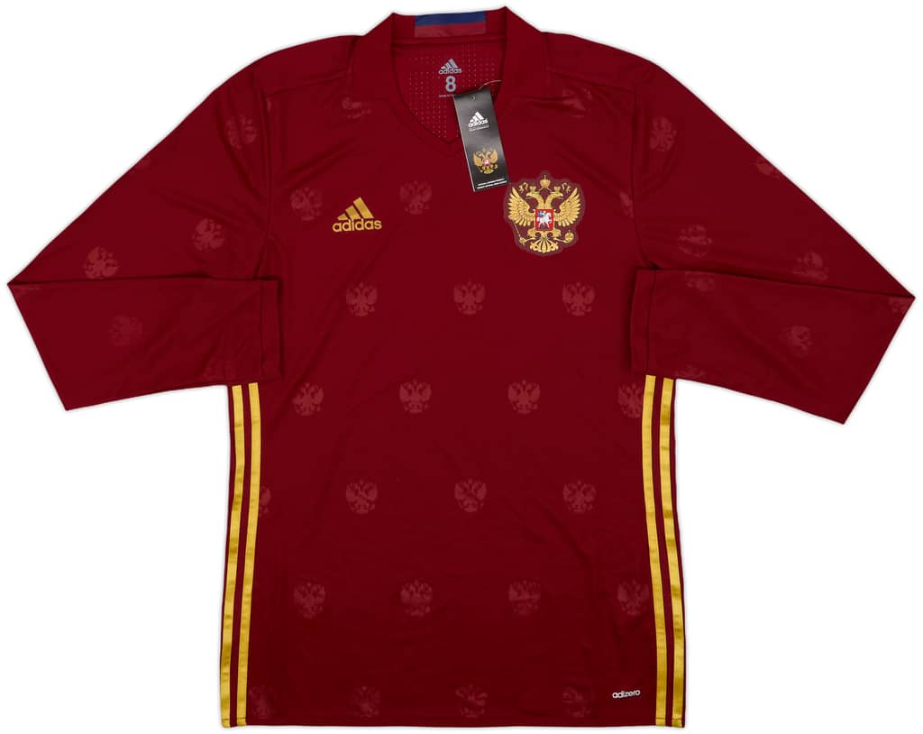 2016-17 Russia Player Issue Home L/S Shirt (L)