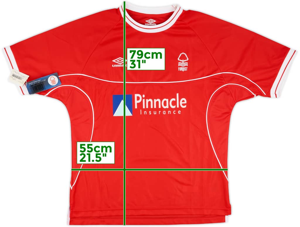 2000-02 Nottingham Forest Home Shirt (L)