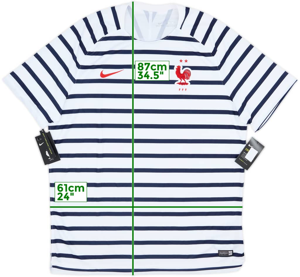 2018-19 France Nike Training Shirt (XXL)