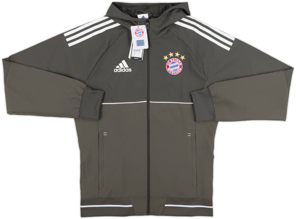 2017-18 Bayern Munich adidas CL Hooded Track Jacket (S)