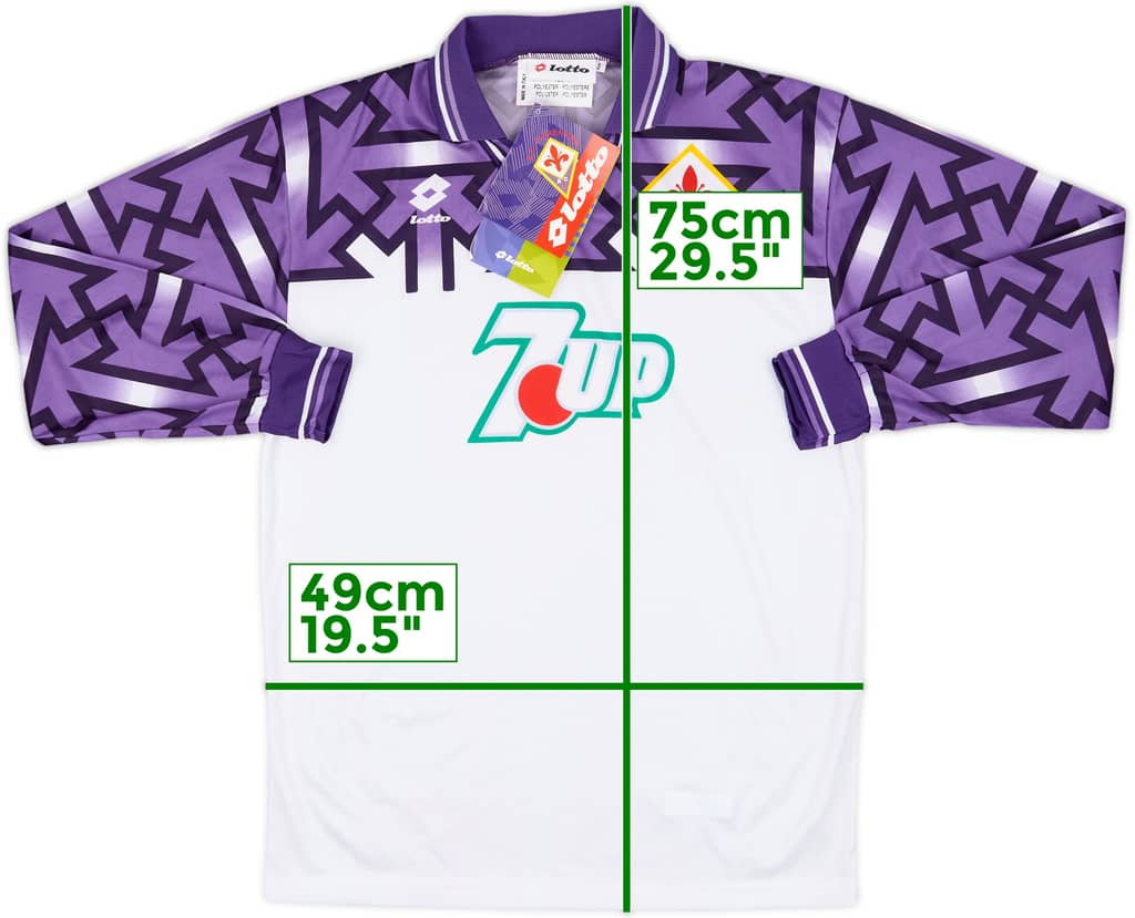 1992-93 Fiorentina Away L/S Shirt (S)