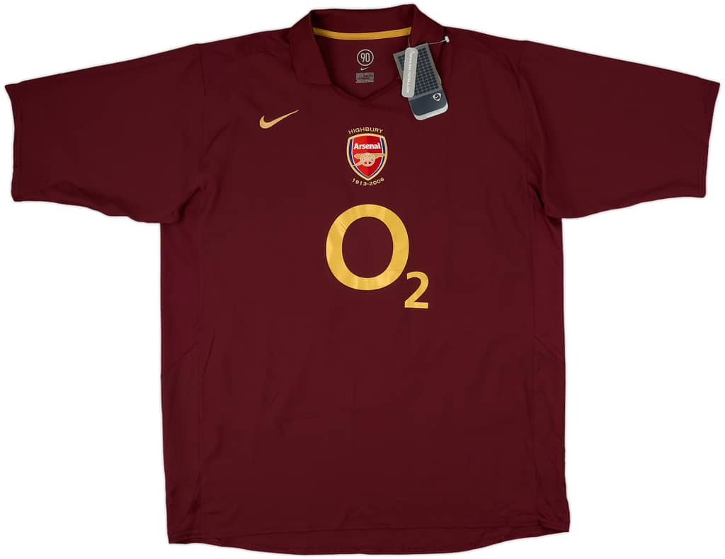 2005-06 Arsenal Home Shirt Henry #14 (XXL)
