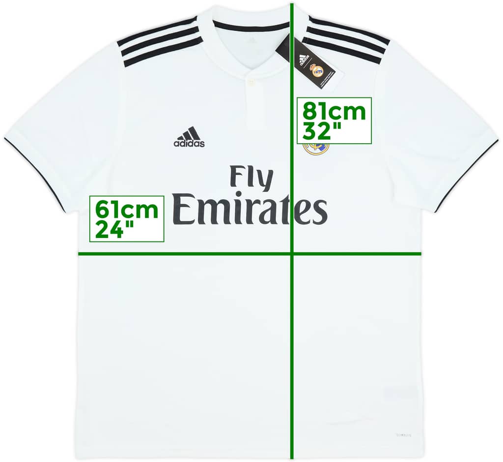 2018-19 Real Madrid Home Shirt (XL)