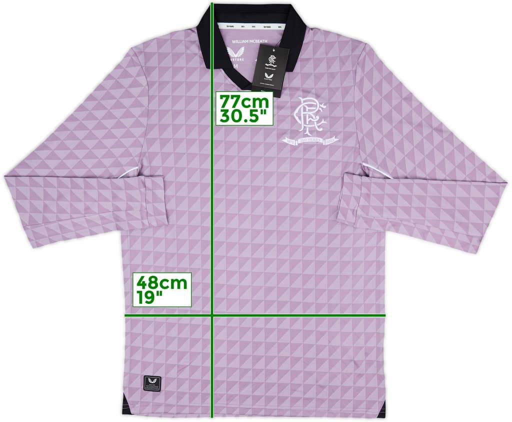 2021-22 Rangers '150 Years Anniversary' Third L/S Shirt (M)