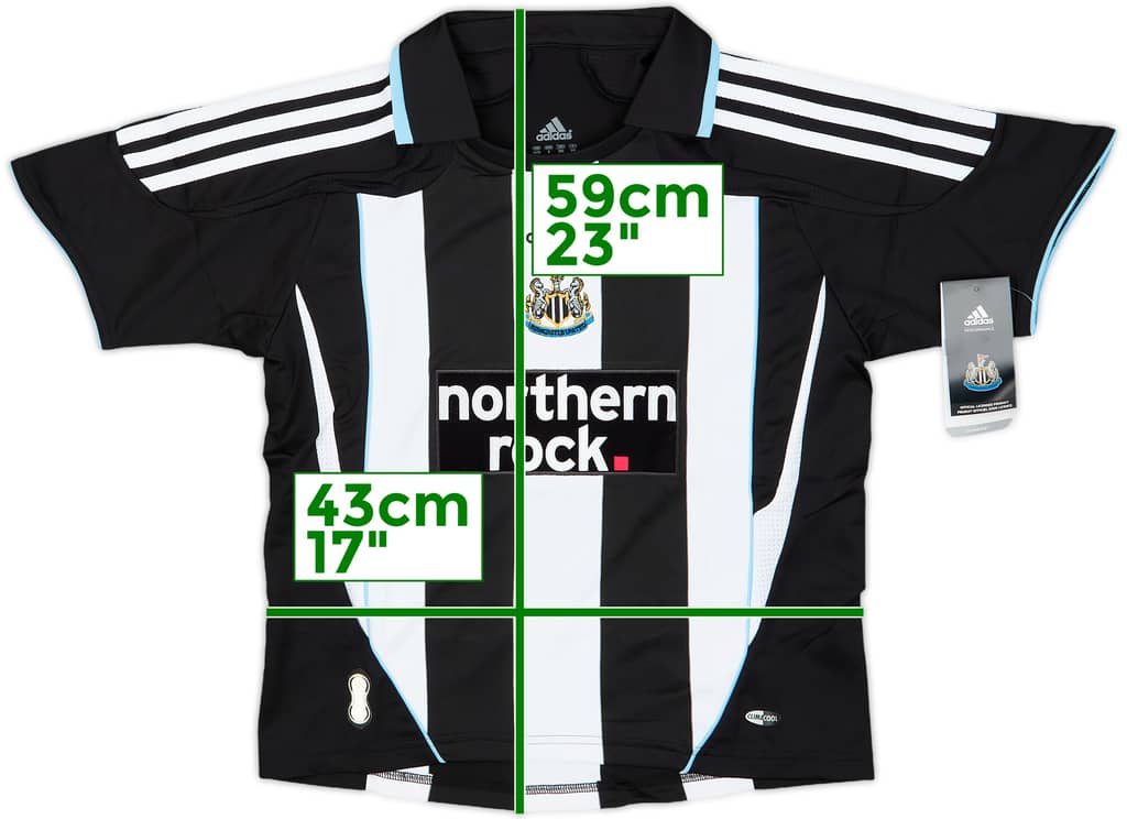 2007-09 Newcastle Home Shirt (S.Boys)