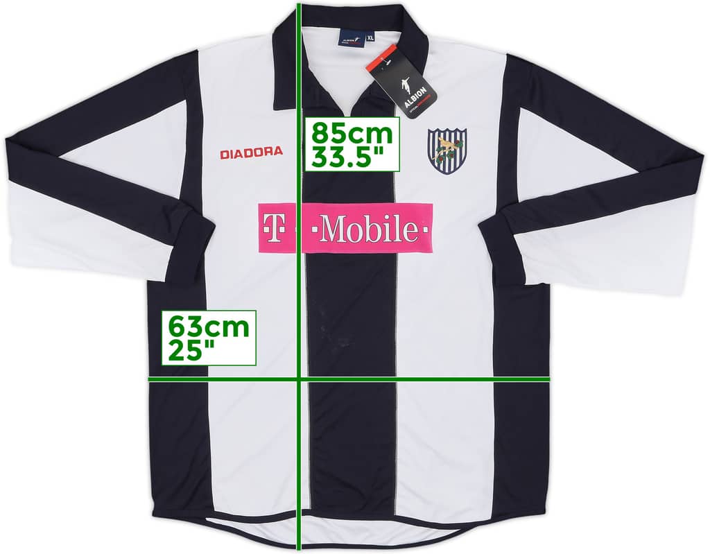 2005-06 West Brom Home L/S Shirt (XL)